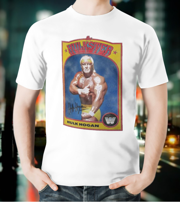 Hulk Hogan The Hulkster Vintage Sports Card Signature WWE 2025 Ripple Junction T-Shirt
