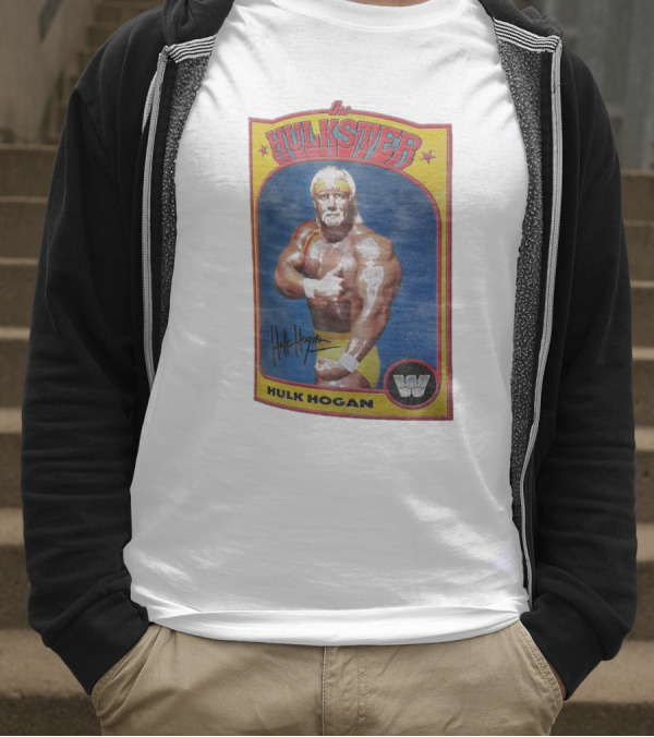 Hulk Hogan The Hulkster Vintage Sports Card Signature WWE 2025 Ripple Junction T-Shirt