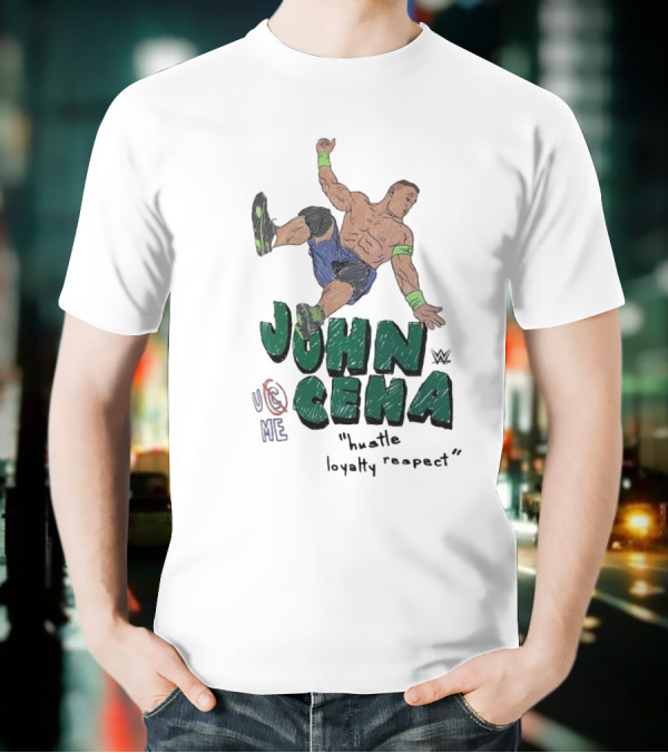 Ripple Junction WWE John Cena U Can’t See Me Hustle Loyalty Respect 2025 T-Shirt