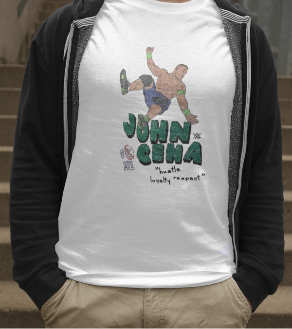 Ripple Junction WWE John Cena U Can’t See Me Hustle Loyalty Respect 2025 T-Shirt