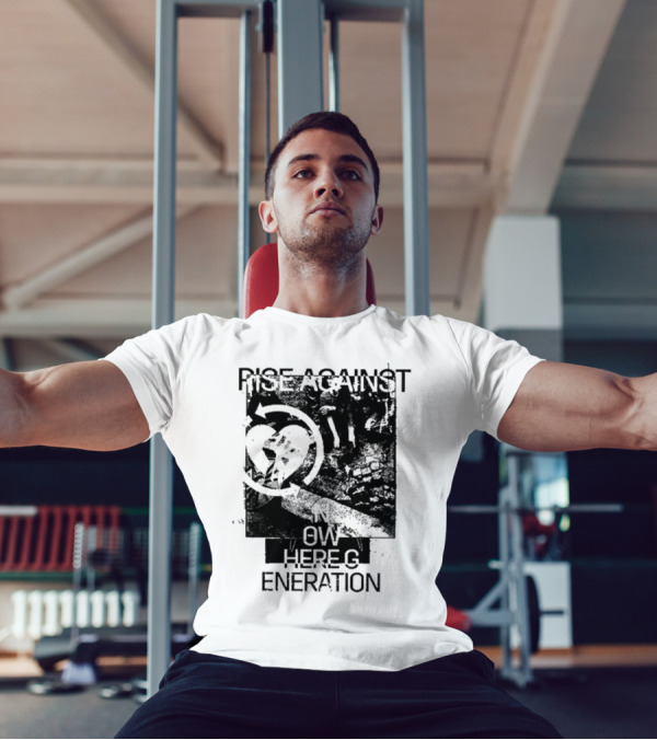 Rise Against Nowhere Generation Street Kids Stop Skeleton T-Shirt