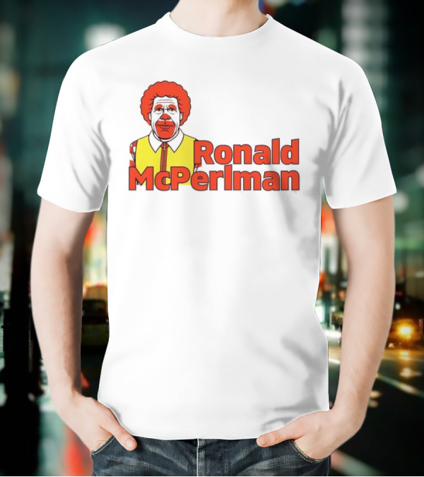 Ronald McPerlman McDonalds And Ron Perlman Crossover T-Shirt