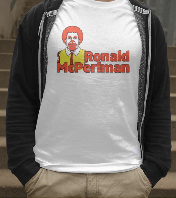 Ronald McPerlman McDonalds And Ron Perlman Crossover T-Shirt