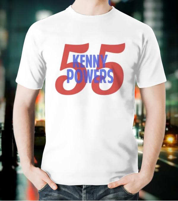 Kenny Powers 55 Bold Number Design T-Shirt