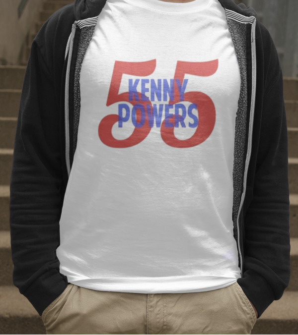 Kenny Powers 55 Bold Number Design T-Shirt