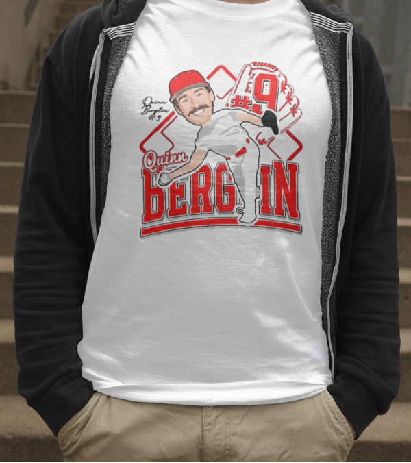 Quinn Berglin Baseball 2025 Glove Number 9 T-Shirt