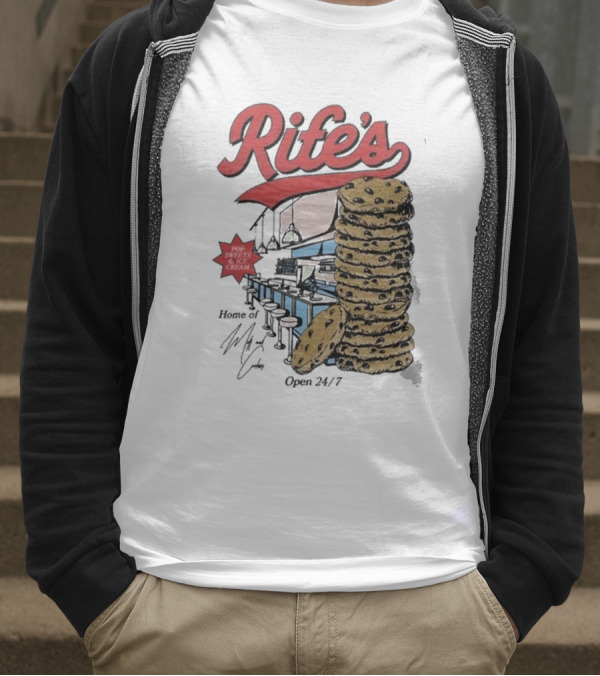 Rife's Diner 2025 Cookie Stack Retro Style T-Shirt