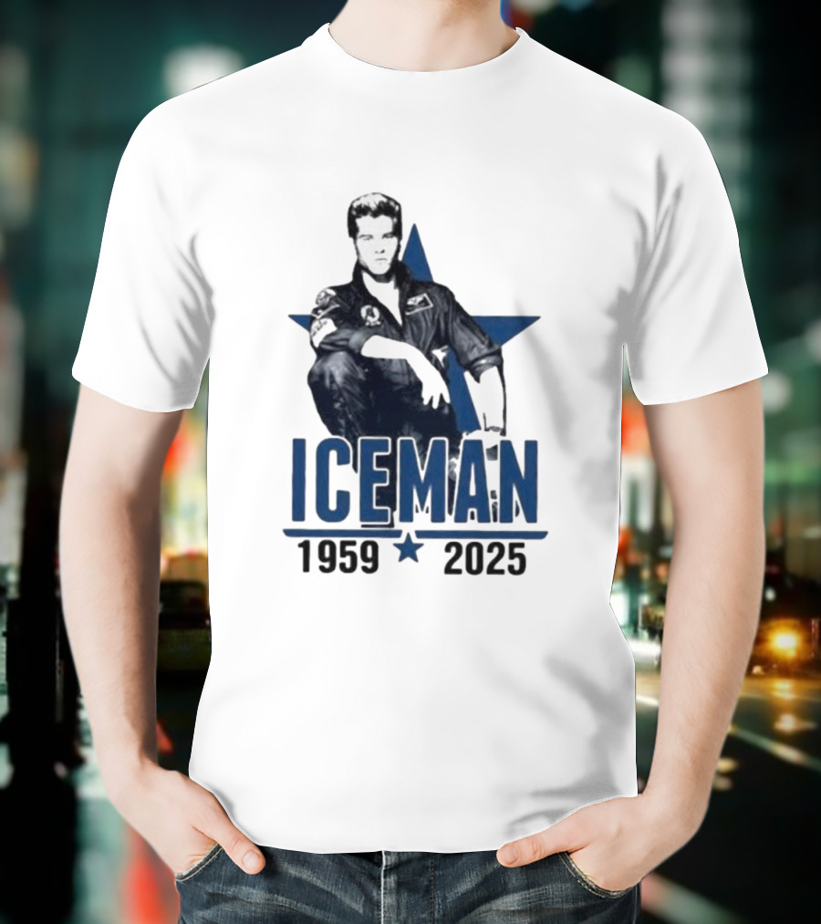 Val Kilmer 1959-2025 Iceman Top Gun T-Shirt