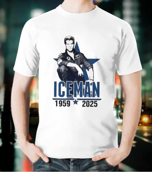 Val Kilmer 1959-2025 Iceman Top Gun T-Shirt