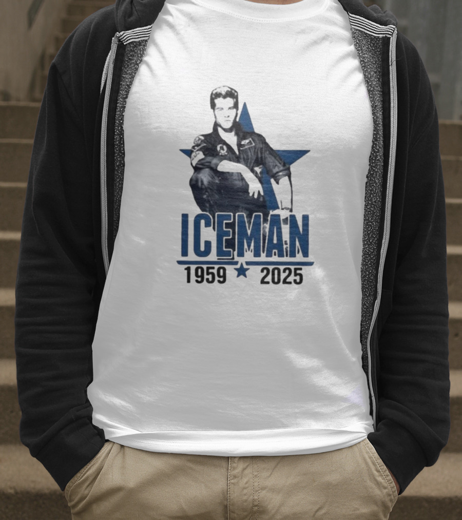 Val Kilmer 1959-2025 Iceman Top Gun T-Shirt
