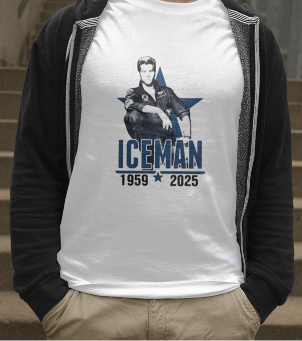 Val Kilmer 1959-2025 Iceman Top Gun T-Shirt