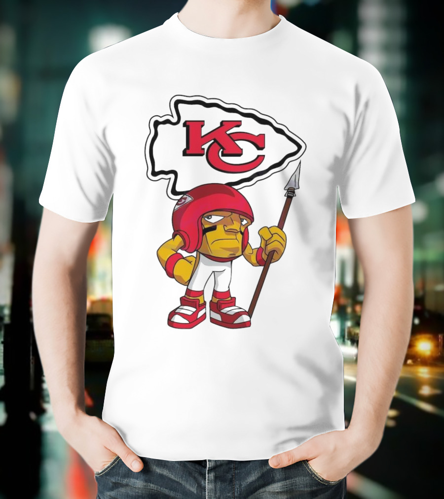 Rush Zone Kansas City Chiefs NFL Character KC Logo 2025 T-Shirt