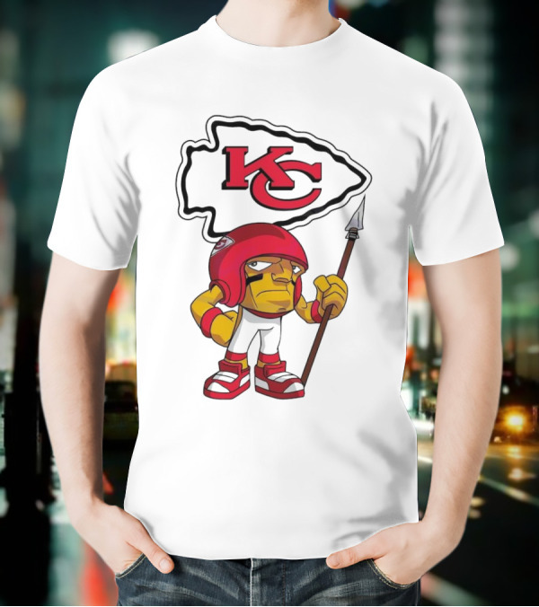 Rush Zone Kansas City Chiefs NFL Character KC Logo 2025 T-Shirt