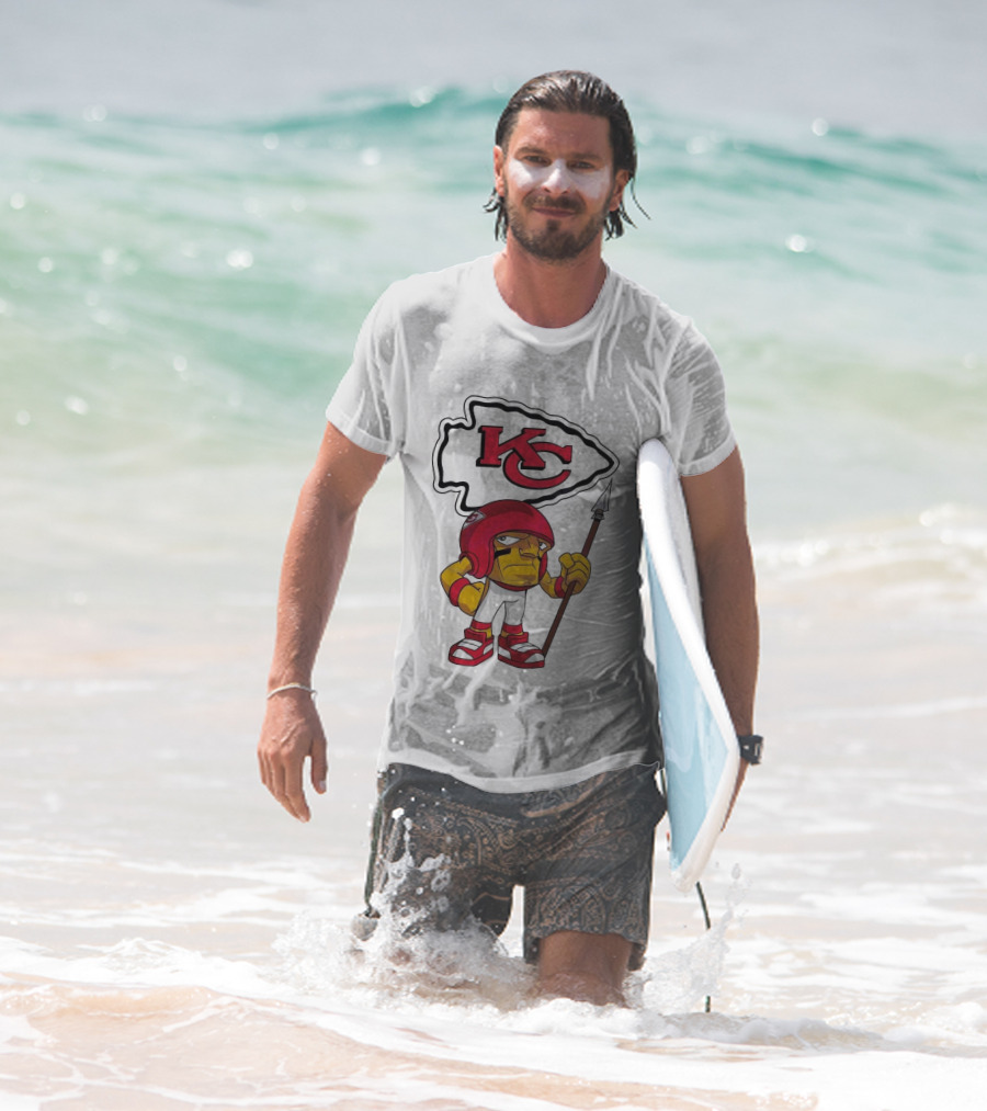 Rush Zone Kansas City Chiefs NFL Character KC Logo 2025 T-Shirt