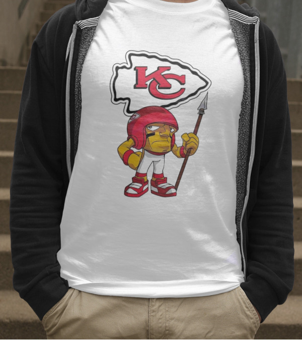 Rush Zone Kansas City Chiefs NFL Character KC Logo 2025 T-Shirt