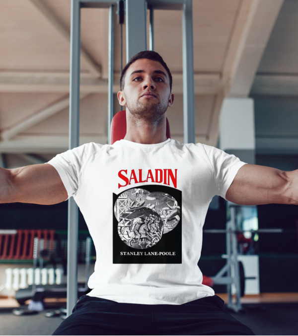 Saladin Stanley Lane-Poole Historical Crusades Battle Art T-Shirt