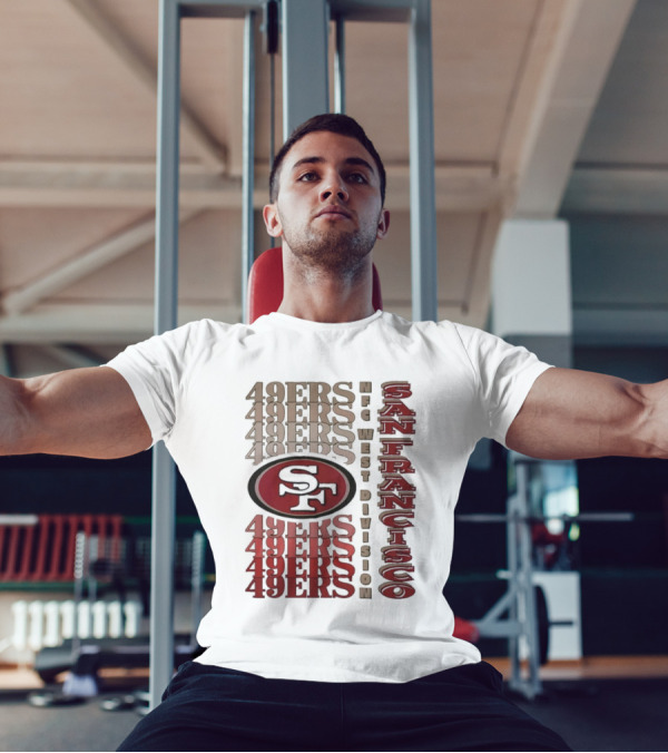 San Francisco 49ers NFC West Division 49ers SF Logo T-Shirt