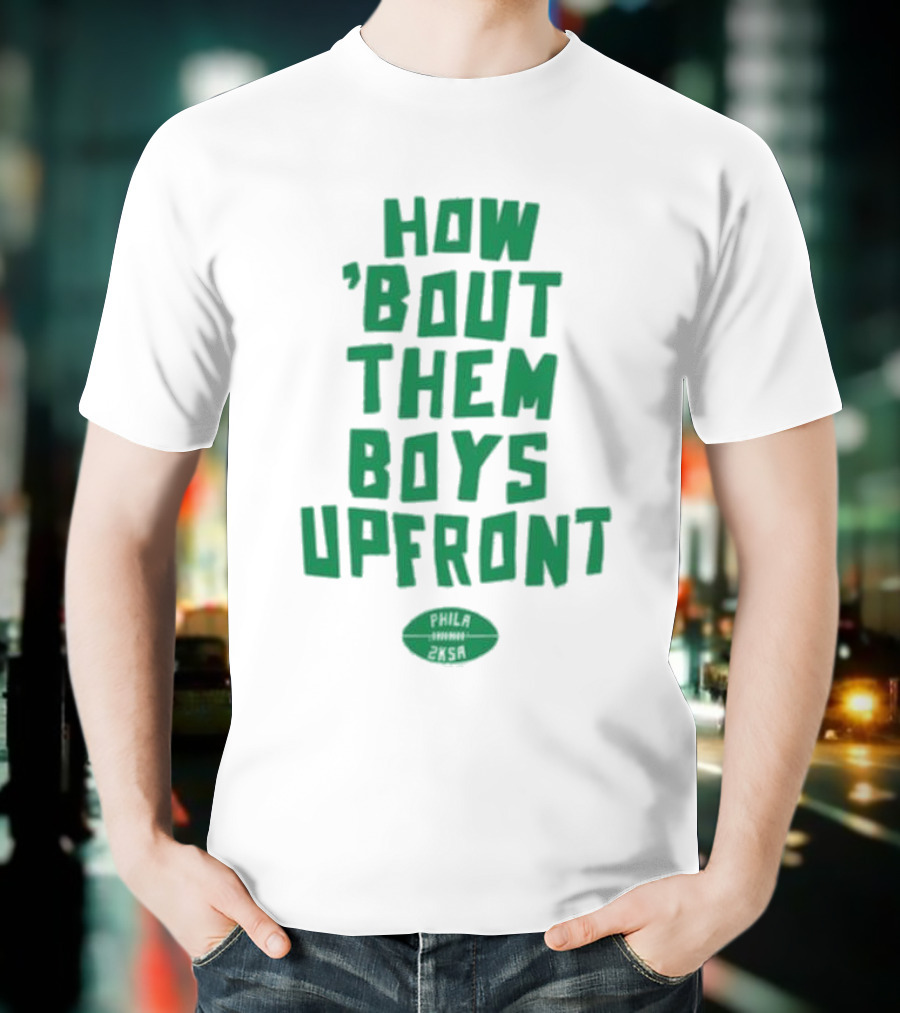 Saquon Barkley 2KSA How 'Bout Them Boys Upfront Football T-Shirt