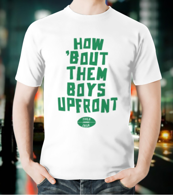 Saquon Barkley 2KSA How 'Bout Them Boys Upfront Football T-Shirt