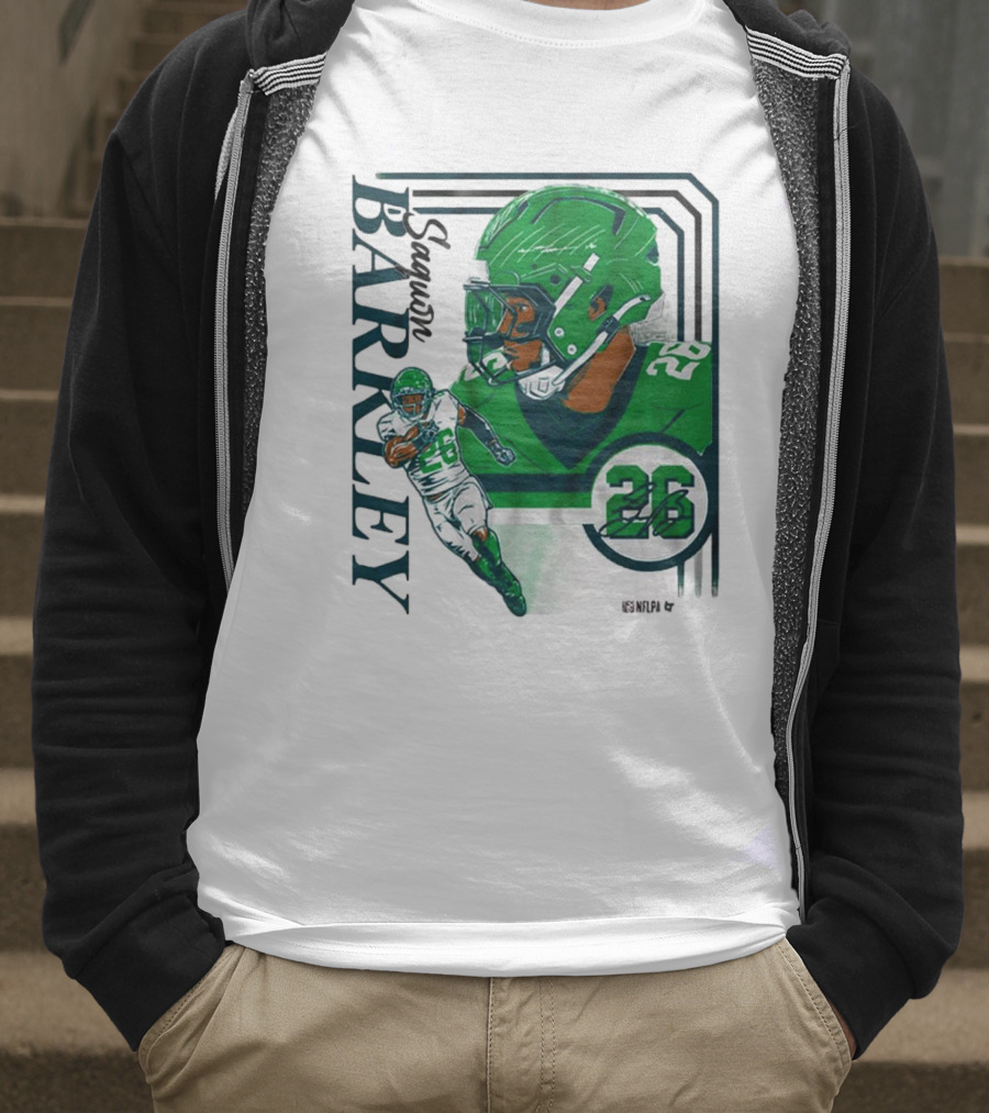 Barkley 26 NFL Philadelphia Eagles Signature Collage T-Shirt