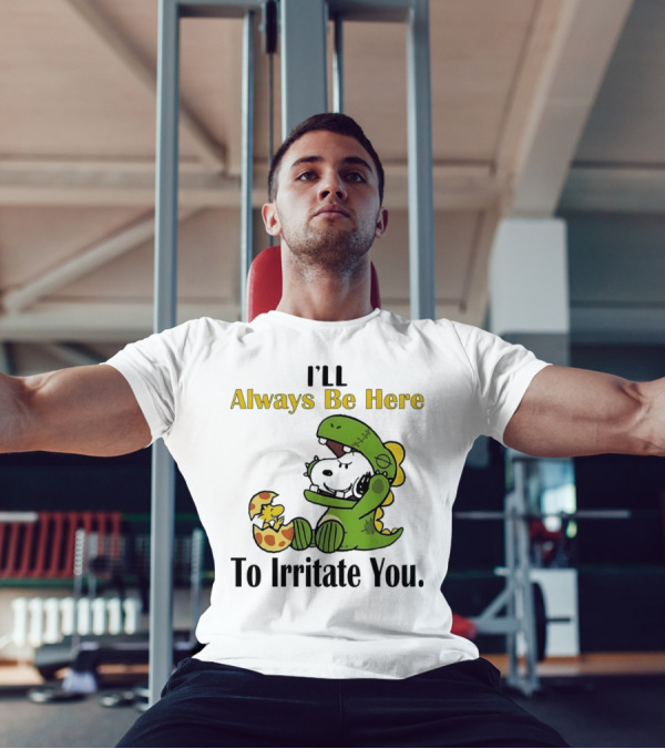 Always Be Here Dinosaur Snoopy Woodstock Egg T-Shirt