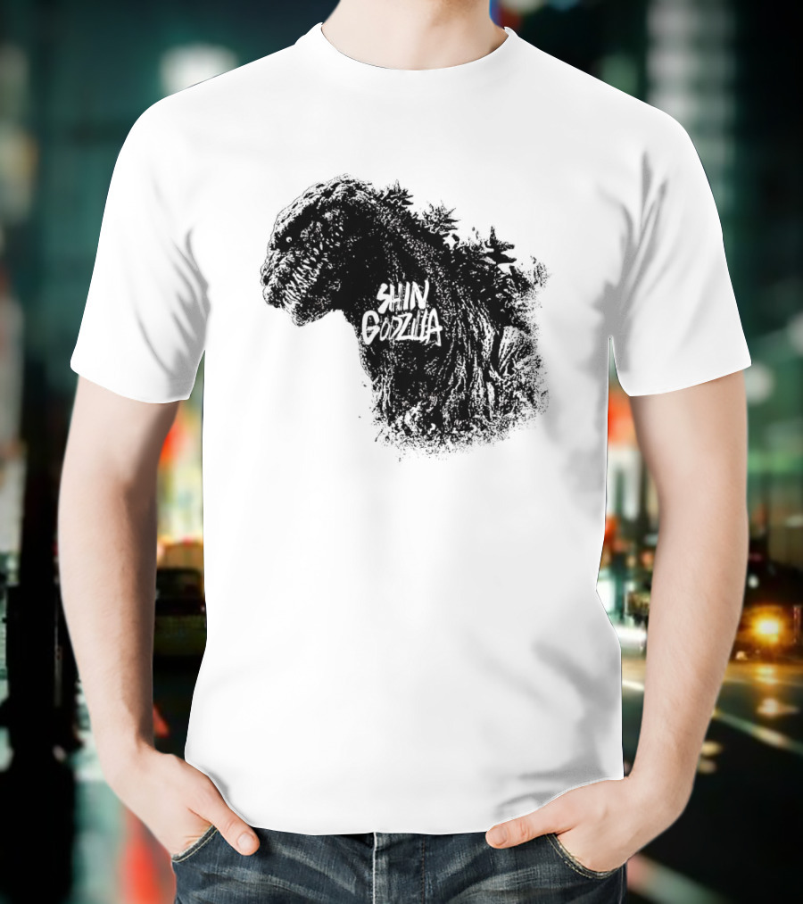 Shin Godzilla Persecution Of The Masses Kaiju Silhouette T-Shirt