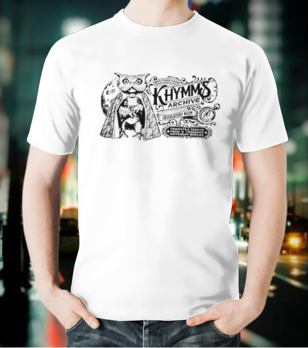 Greetings From Kh’ymm’s Skeleton Crew Archive Observatory Moon T-Shirt