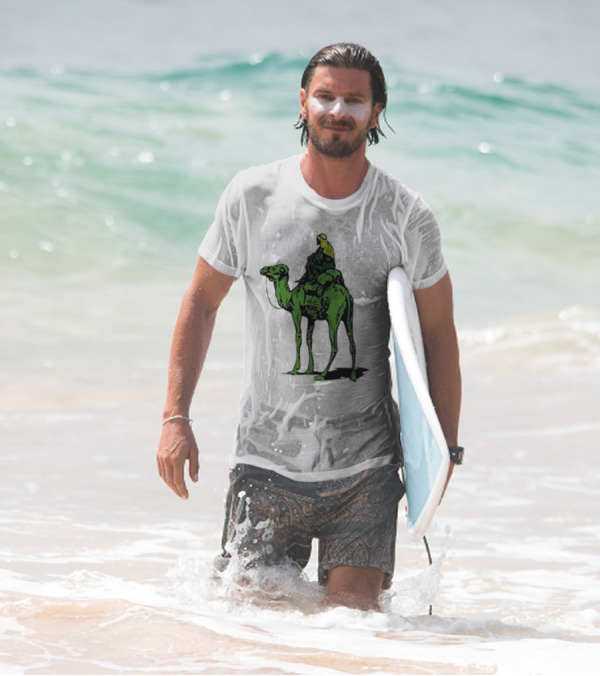 Skyler Silk Road Free Ross Camel Graphic T-Shirt