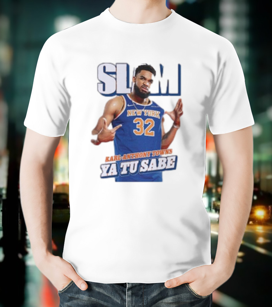 SLAM New York Karl-Anthony Towns Ya Tu Sabe T-Shirt