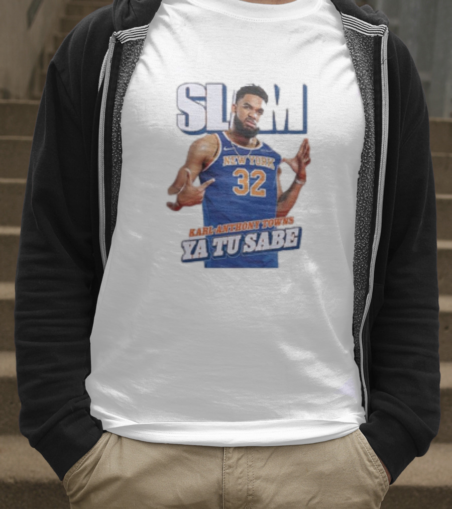 SLAM New York Karl-Anthony Towns Ya Tu Sabe T-Shirt