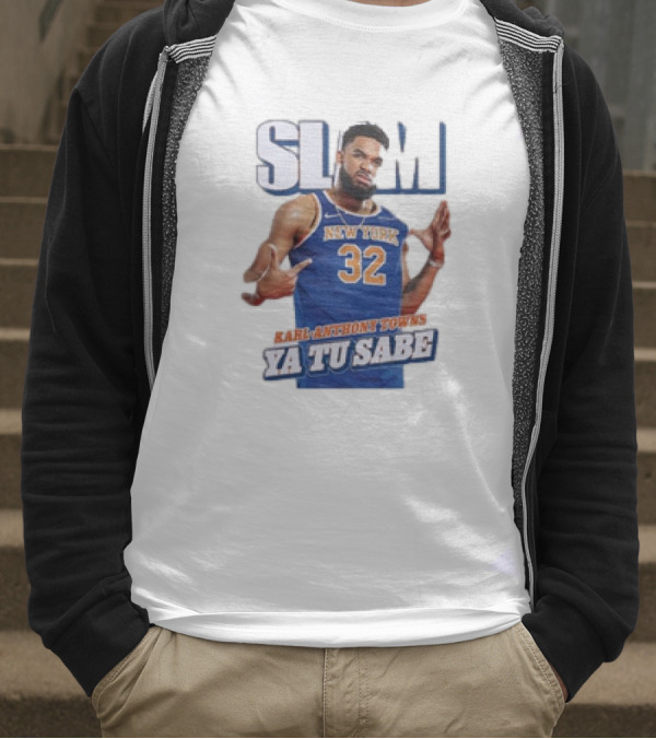 SLAM New York Karl-Anthony Towns Ya Tu Sabe T-Shirt