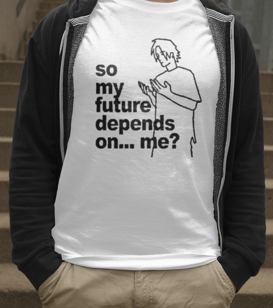 So My Future Depends On Me Character Sketch T-Shirt
