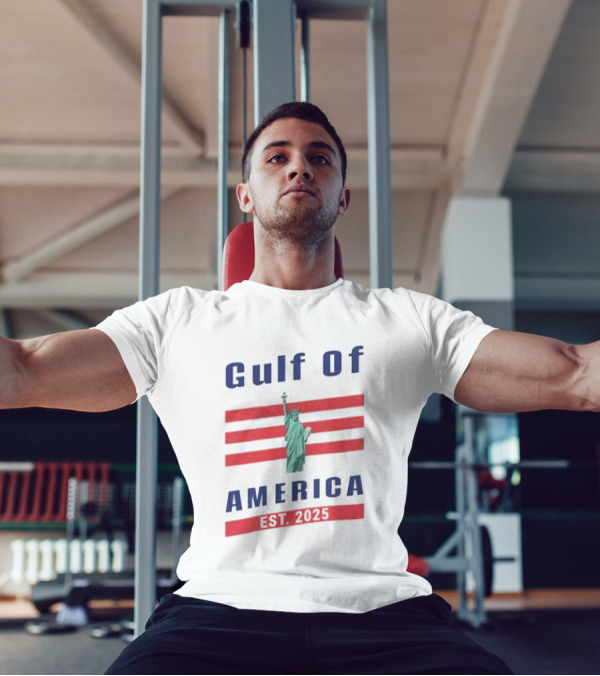 Gulf Of America Statue Of Liberty Est 2025 T-Shirt