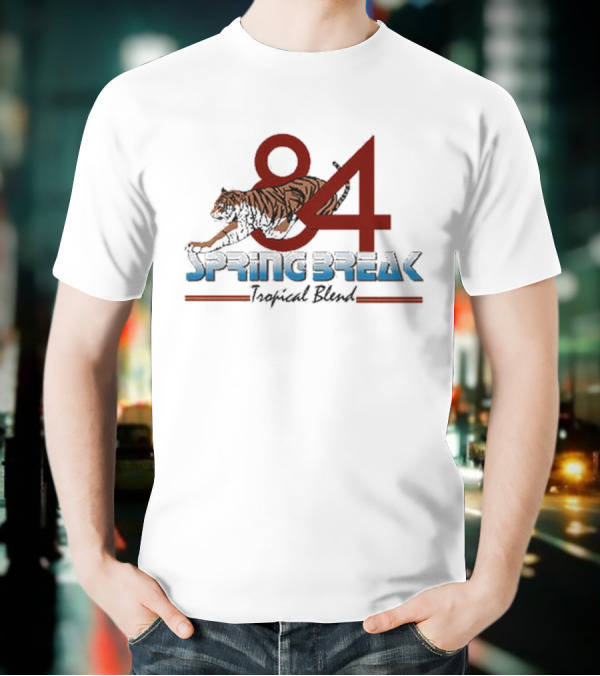 Step Brothers Dale Doback 84 Spring Break Tiger T-Shirt