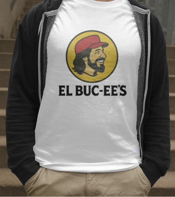 "Somos Bien Méxican Buc-ee’s Parody With Iconic Yellow Red Design" T-Shirt