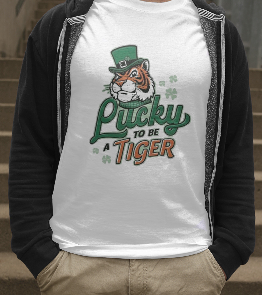 Lucky To Be A Tiger St. Patty Banks Theme T-Shirt