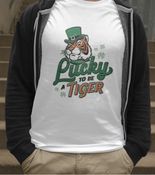 Lucky To Be A Tiger St. Patty Banks Theme T-Shirt