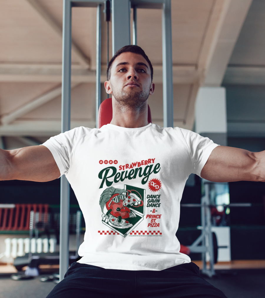 Strawberry Revenge Dance Gavin Dance Pizza Parody Pizza T-Shirt