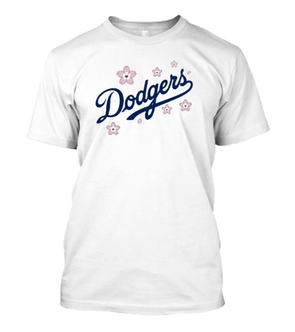 Takashi Murakami Dodgers 2025 Cherry Blossom Collaboration T-Shirt