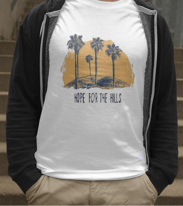 Tanner Christian Courtad Hope For The Hills Scenic Palms And Landscape T-Shirt