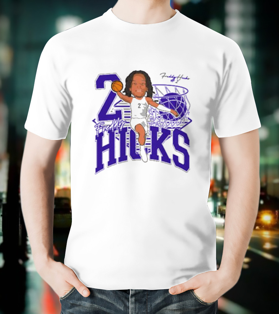 Freddy Hicks Tarleton State Basketball Number 20 T-Shirt