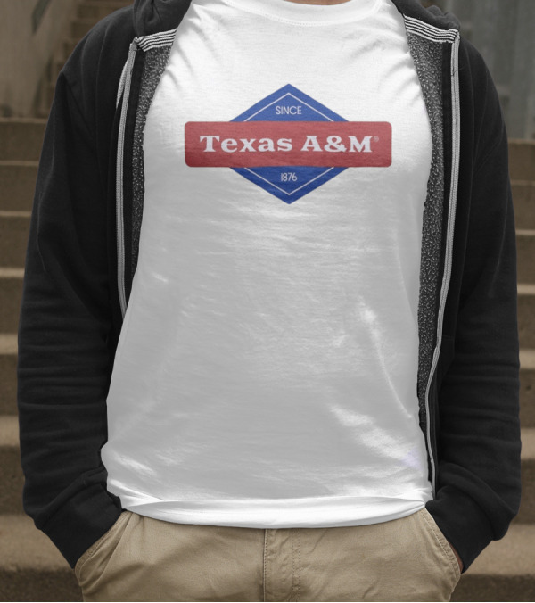 Texas A&M Since 1876 Diamond Logo T-Shirt