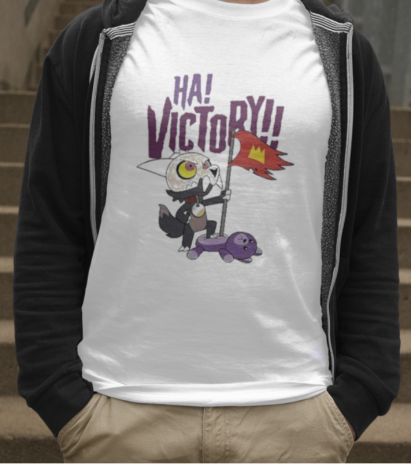 The Owl House Ha Victory King Character And Plush Toy Scene T-Shirt