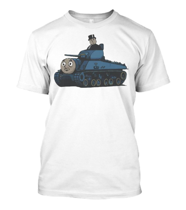 Thomas The Tank Engine And Sir Topham Hatt Tank Fusion Funny T-Shirt