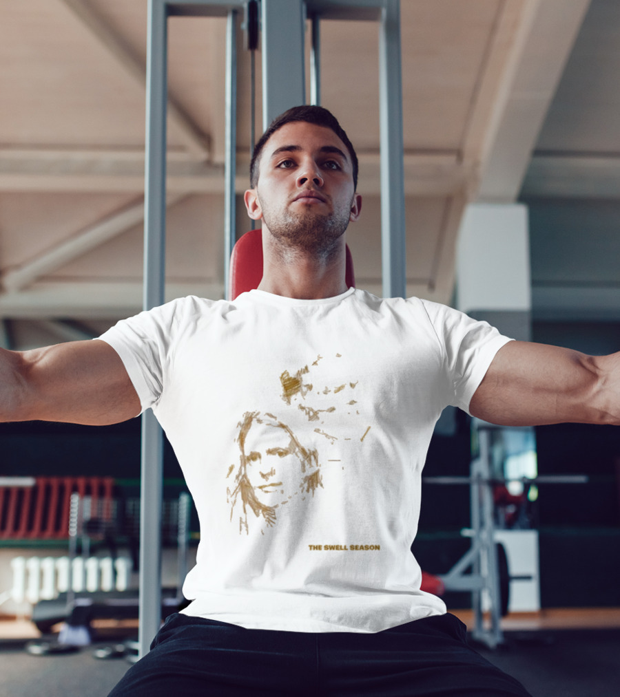 The Swell Season Natural Outline Face Design T-Shirt