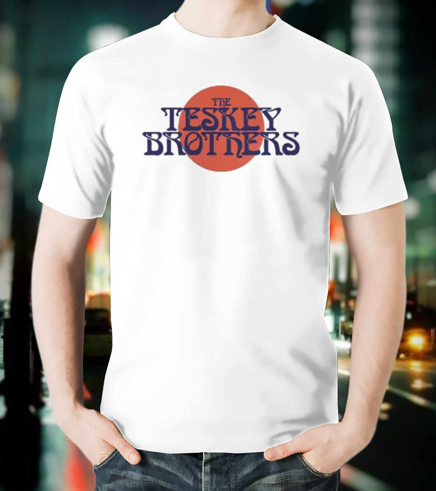 The Teskey Brothers Vintage Red Circular Emblem T-Shirt