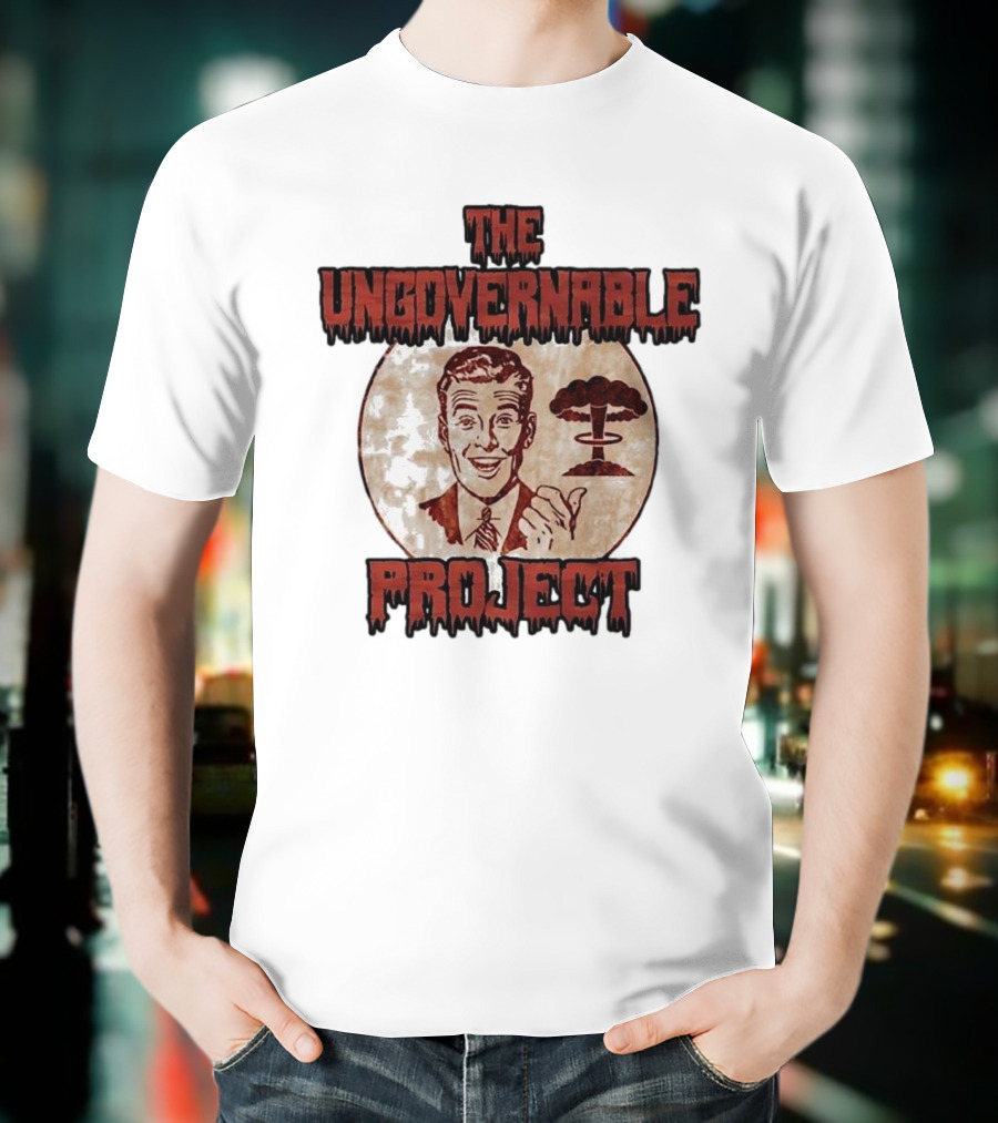 The Ungovernable Project Vintage Cartoon Nuclear Explosion T-Shirt