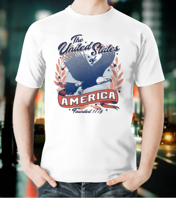 The United States America Eagle Founded 1776 T-Shirt
