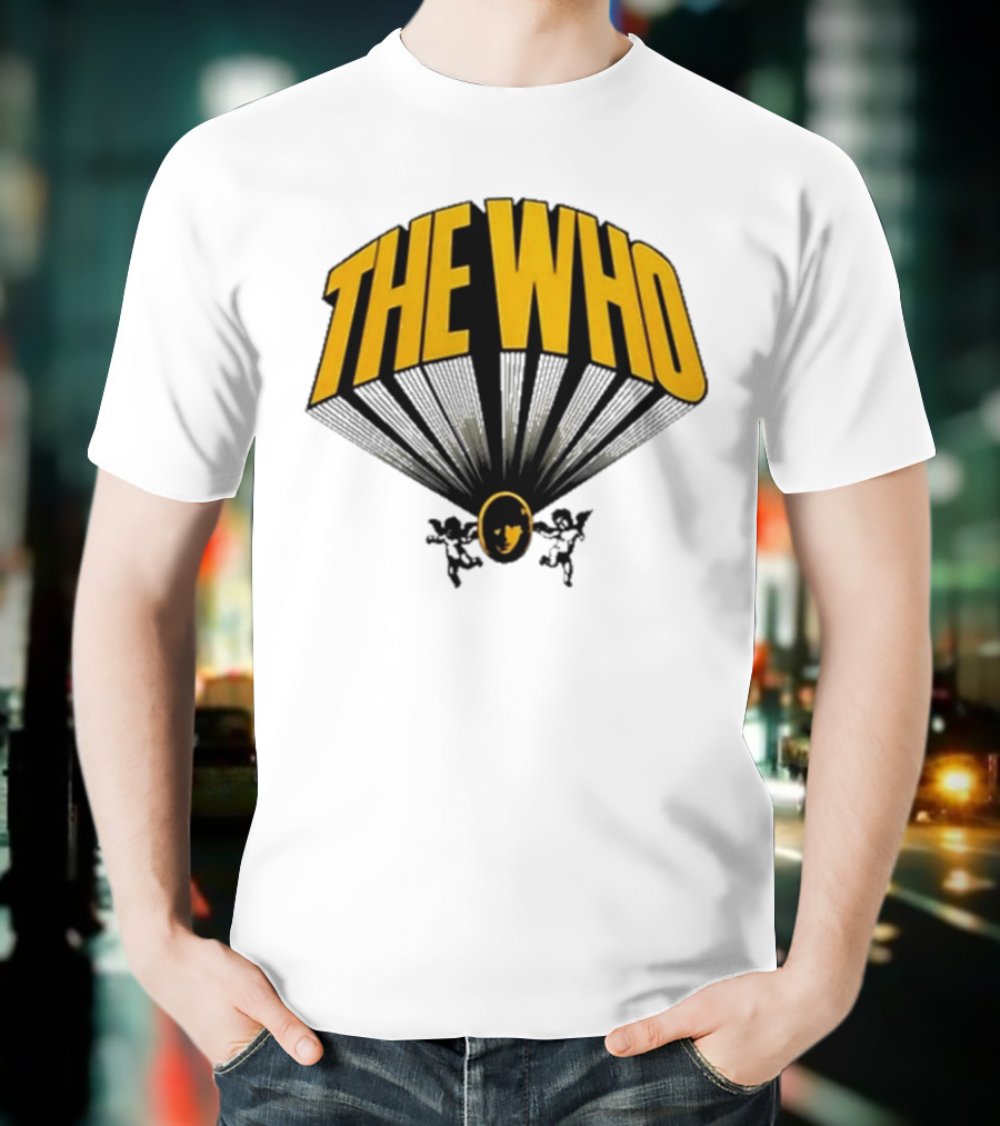 The Who Drum Skin Iconic Band Logo T-Shirt