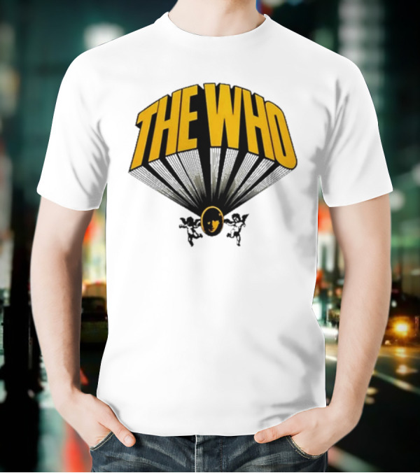 The Who Drum Skin Iconic Band Logo T-Shirt